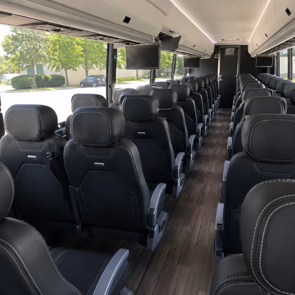 carson charter bus rental inside