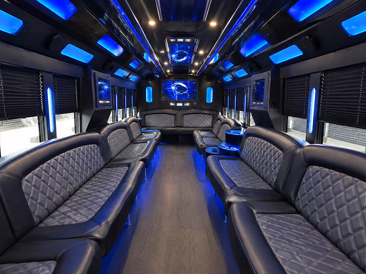 carson high school and dominguez high school prom groups love a party bus