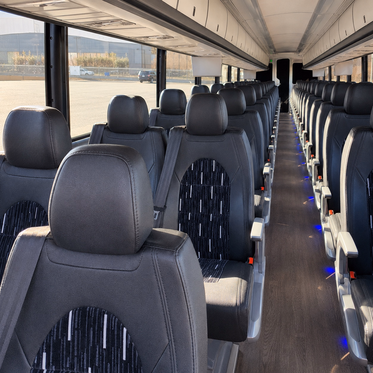 carson long distance transportation onboard seating