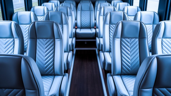 30 passenger minibus inside south gate
