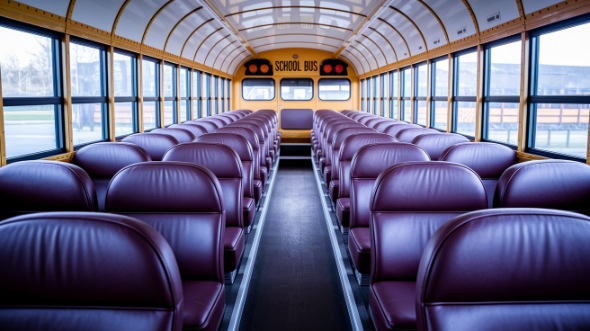 school bus rental interior redondo beach